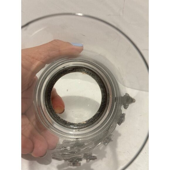 Halloween Gothic Skeleton Hand Bling Jeweled Wine/Water Glass Metal - Picture 5 of 7